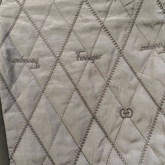 Rare vintage quilted  pant size 4 Korea GG Ferragoo Burberry line Boss Plus - Picture 4 of 8